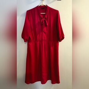 RW&CO. Rasberry Red Midi Dress